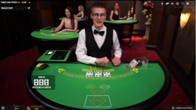 Poker na trzy karty na żywo w Mr.Green