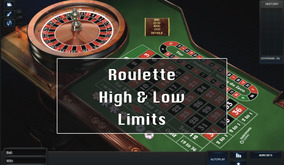 Ruletka high i low limits w kasynie online